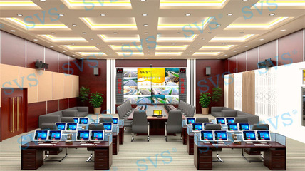 指挥中心效果图电脑动画设计 未来指挥场景的视觉呈现